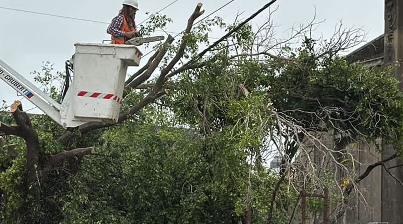 Una rotura de fibra óptica tras la tormenta dejó sin servicio a más de 300 clientes en Concordia