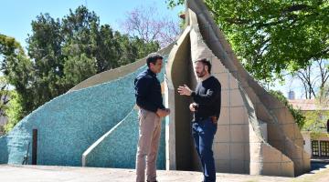 AVANZAN LOS TRABAJOS DE PUESTA EN VALOR DE LA PLAZA ZORRAQUÍN