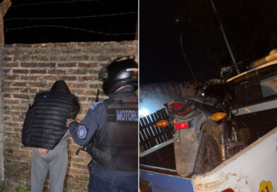 Interceptaron a un motociclista y secuestraron envoltorios de cocaína