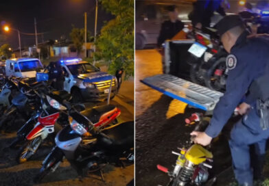 Retuvieron diez motocicletas por falta de documentación en un operativo de control
