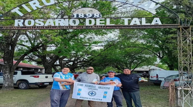 El Tiro Federal Concordia cosechó varios podios en Rosario del Tala