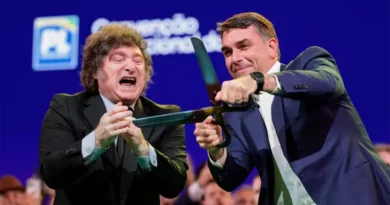 Milei felicitó a Flávio Bolsonaro tras avanzar en el balotaje y anticipó una alianza con Brasil