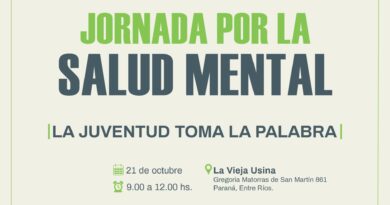 Entre Ríos fortalece las acciones de promoción y prevención de la salud mental en toda la provincia