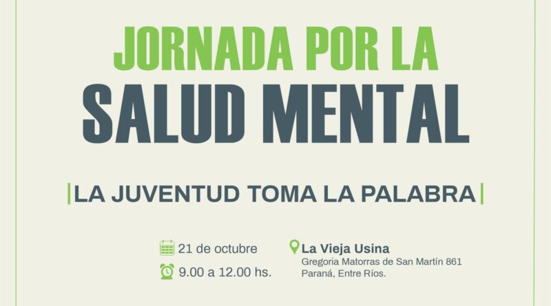 Entre Ríos fortalece las acciones de promoción y prevención de la salud mental en toda la provincia