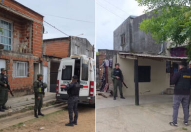 Gendarmería y la Policía de Entre Ríos llevan adelante nueve allanamientos en Concordia