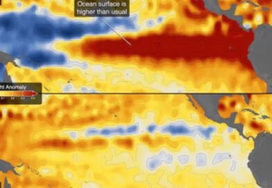 La NASA difundió imágenes de El Niño para mostrar la magnitud del fenómeno climático de este año