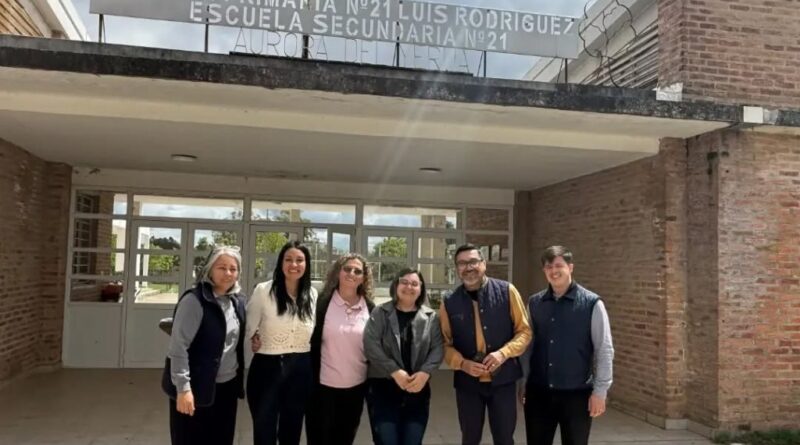 Puerto Yeruá: funcionarios de educación recorrieron las escuelas para detectar necesidades y gestionar soluciones