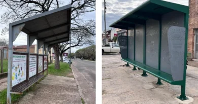 El municipio de Concordia avanza con el recambio de garitas de colectivos en varias avenidas