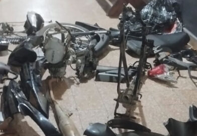 Robaron una moto en pleno centro y la Policía la encontró desarmada pocas horas después