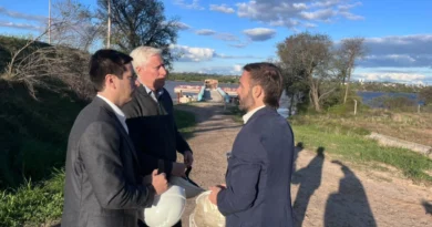 Funcionarios de Milei visitaron Concordia para anunciar que se retoma la obra de la nueva planta de agua