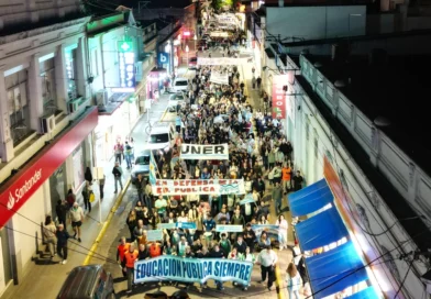 Concordia tuvo una masiva marcha en defensa del financiamiento universitario