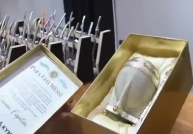Un artesano entrerriano creó un mate exclusivo para la despedida de Lionel Messi